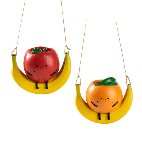 Simple Suspended Fruit Basket Farmer Sentimental Friendly-B 1