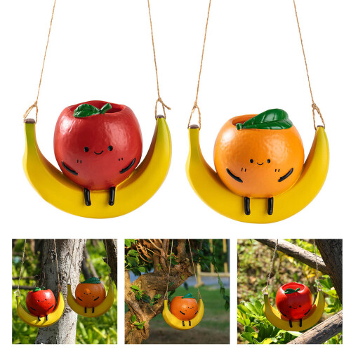 Simple Suspended Fruit Basket Farmer Sentimental Friendly-B 2