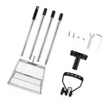Extended Handle Poultry Sifting Shovel MultiPurpose Cleaning