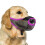 Mesh Dog Muzzle Adjustable Strap Face Cover For-Purple S 1