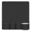 Waterproof Polyester Sewing Machine Pad With Pocket and-Black 1