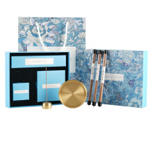 Elegant Bronze Scent Stove With 9 Cavities for Home-Set Two