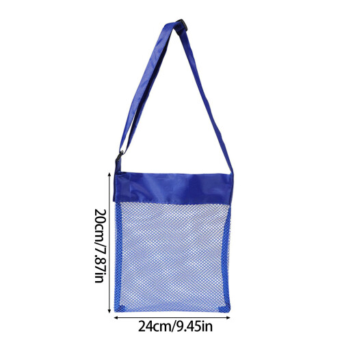 Durability Polyester Sand Toy Beach Bag For Kids-Red red belt 2