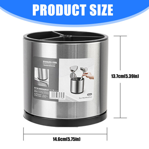Whirling Kitchen Tool Planner Rustless Countertop Storage With 2