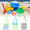 Durability Polyester Sand Toy Beach Bag For Kids-Red red belt 5