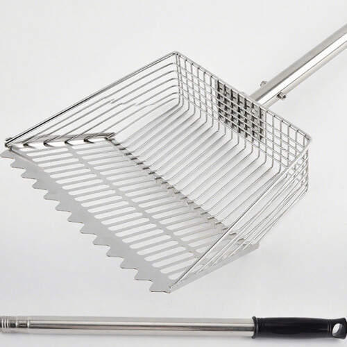 Extended Handle Poultry Sifting Shovel MultiPurpose Cleaning 2