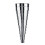 12PCS Stainless Steel Round Cookie Cutter Set - 10.5cm Diameter 1