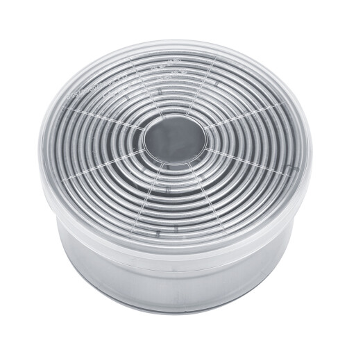 12PCS Stainless Steel Round Cookie Cutter Set - 10.5cm Diameter 1