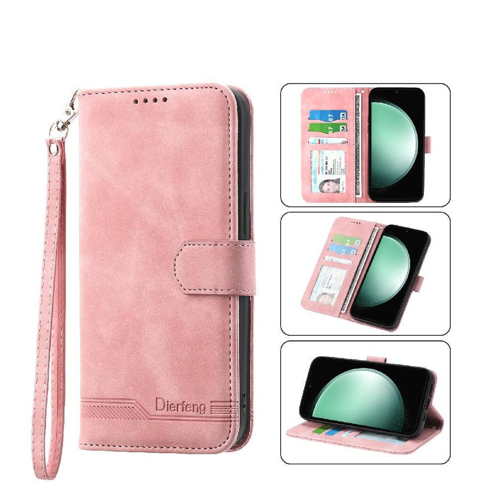 () Flip Case For Samsung Galaxy A57 5G Card Slots Magnetic Closure Cash Pocket Premium Wristband 764563249374