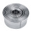 12PCS Stainless Steel Round Cookie Cutter Set - 10.5cm Diameter 7