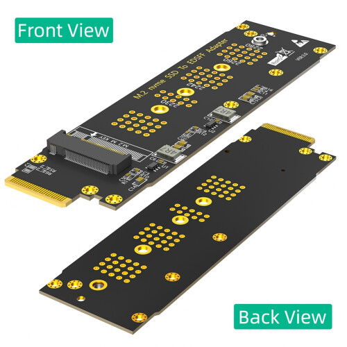 NVMe M.2 SSD Naar NVMe EDSFF E1.S SSD-Adapter 1
