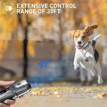 Ny Ultrasonic Dog Repeller Uppladdningsbar Bärbar Multifunktionell Anti-Brus och Anti-Balking Pet Trainer