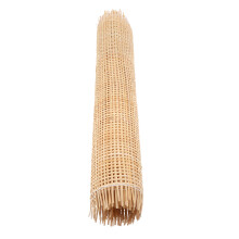 16" Natural Rattan Cane Webbing Roll Light Brown for DIY Lampshade
