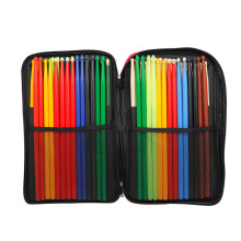 Roter Oxford Drum Stick Bag Mit Kleinem Zubehörfach,