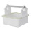White Desktop Bird Training Stand with Potty Tray for Conures 1