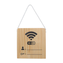 Multi Color Wooden WiFi Access Sign for Home Cafe and Business