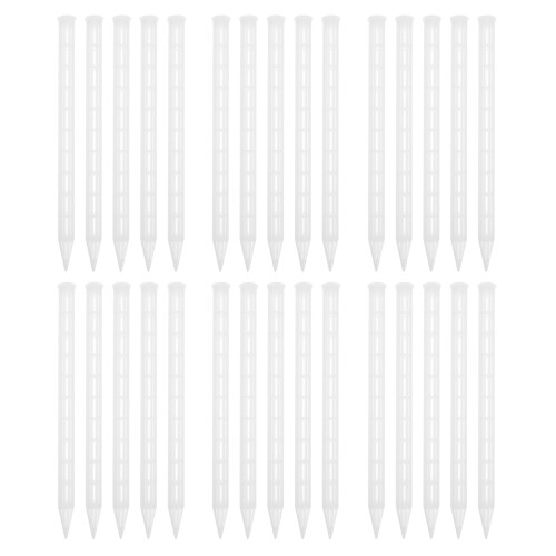 30Pcs Durable Plastic Root Vent Stakes for Garden Plant Soil Aeration