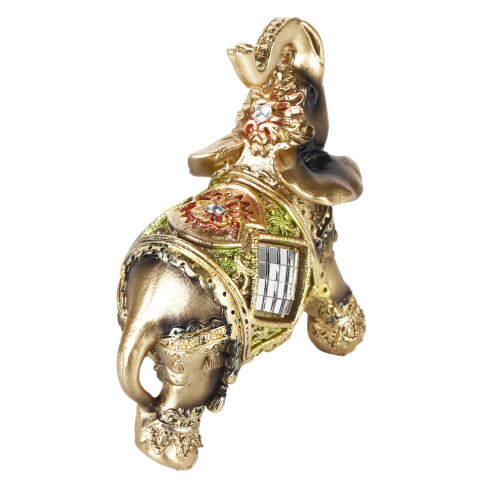 Feng Shui Green Elephant Sculpture