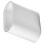 White Thickened Trash Basket for Kitchen Bathroom Use 10