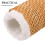 Brown Rattan Multi Glasses Storage Stand Soft Plush Interior 4
