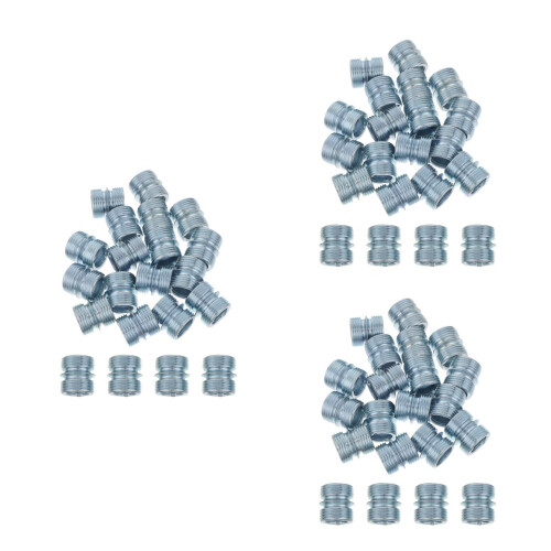 60Pcs Steel Shelf Pole Connector Nuts for Durable Wire Rack Assembly 1
