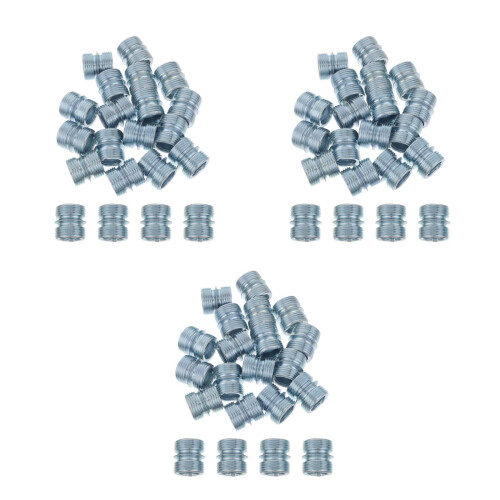 60Pcs Steel Shelf Pole Connector Nuts for Durable Wire Rack Assembly 2