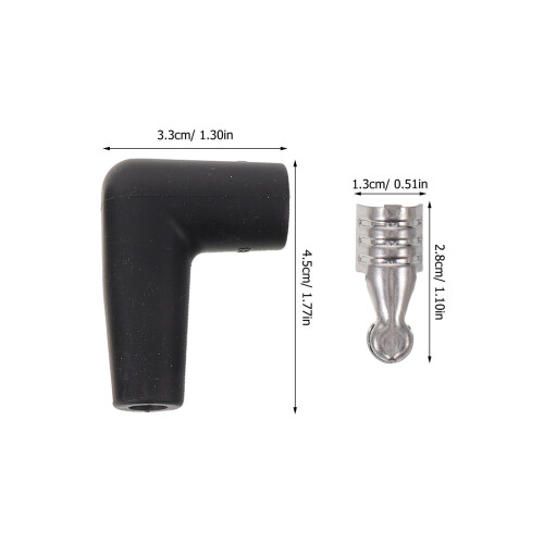 9Pcs Spark Plug Boot Kit for Cars Silicone Ignition Coil Wire Boot Set 1