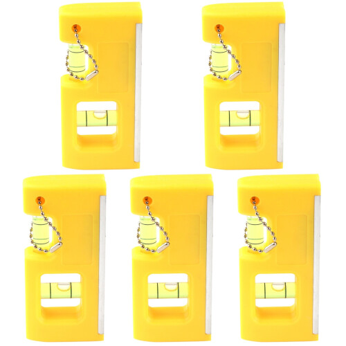 5Pcs Mini Yellow Bubble Level Tool High Precision Measuring Instrument 1