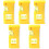 5Pcs Mini Yellow Bubble Level Tool High Precision Measuring Instrument 3