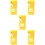 5Pcs Mini Yellow Bubble Level Tool High Precision Measuring Instrument 7
