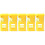 5Pcs Mini Yellow Bubble Level Tool High Precision Measuring Instrument 8