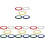 Colored Violin Tape Fretboard Stickers Beginner Practice Helper 2