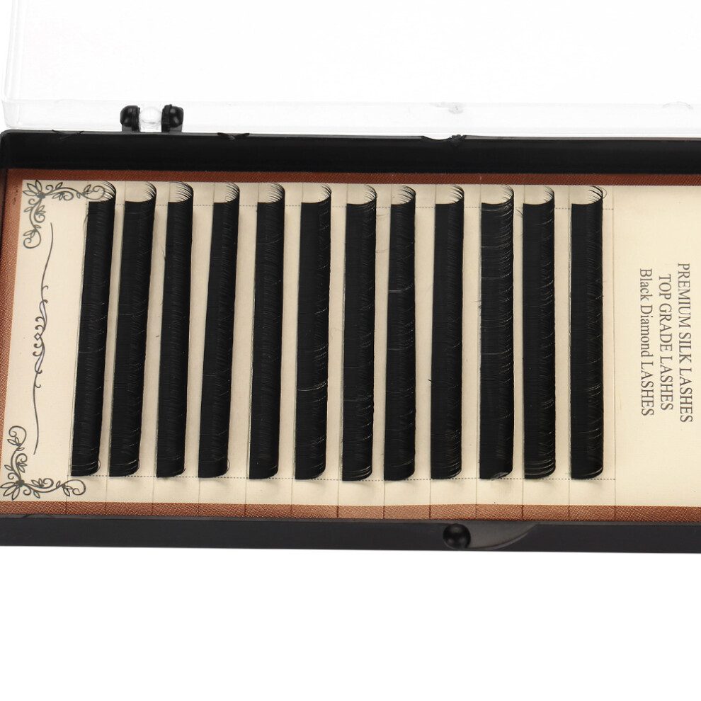 Natural Silk Protein False Eyelashes 9mm Dense Thick Fake Lashes Extension