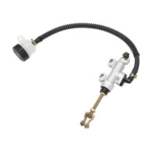 Silver Rear Motorcycle Brake Master Cylinder