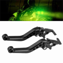 CNC Aluminum Motorcycle Brake Lever for Scooter Dual Disc Black Replacement