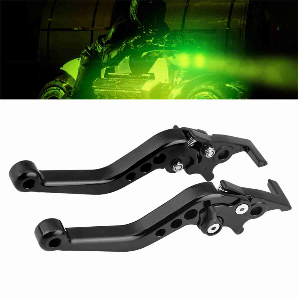 Cnc Aluminum Motorcycle Brake Lever For Scooter Dual Disc Replacement Black 8421392766473