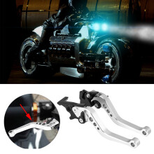 Motorcycle Clutch Brake Lever Handle CNC Aluminium Alloy Durable Black 110mm