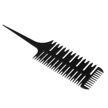 3-Way Sectioning Highlight Comb for Salon Hair Dyeing, 24.5cm
