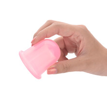 2pcs Pink Silicone Body Cupping Set – Anti-Cellulite Massage Cups