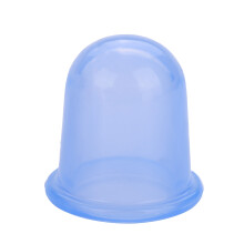 2pcs Silicone Cupping Set Blue - Anti Cellulite Massage Cups for Body Slimming