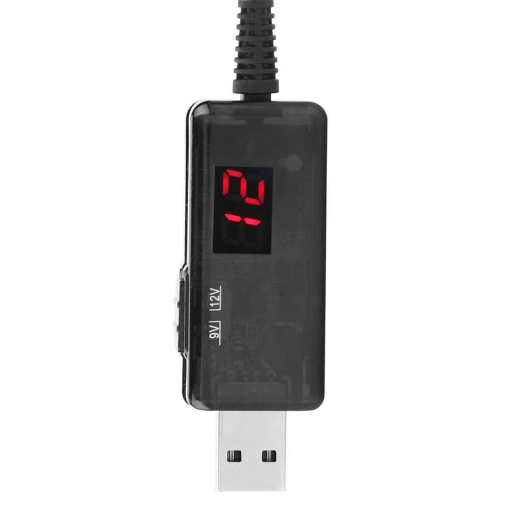 Dc Boost Cable For Router 9V/12V Voltage Converter With Lcd Display 9491392766789