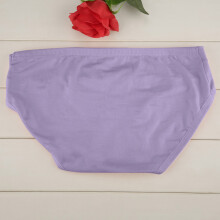 Purple Low Waist U-Shaped Cotton Pregnancy Underwear L Size Comfortable