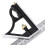 300MM Stainless Steel Multi-Function Combination Square Angle Ruler Black 2