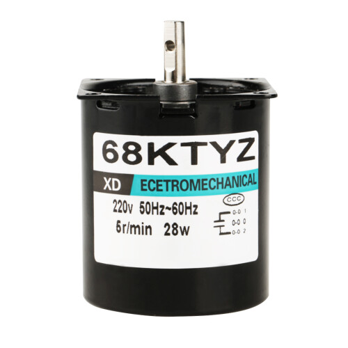 28W AC 220V Mini Sync Motor CW/CCW 5rpm 2