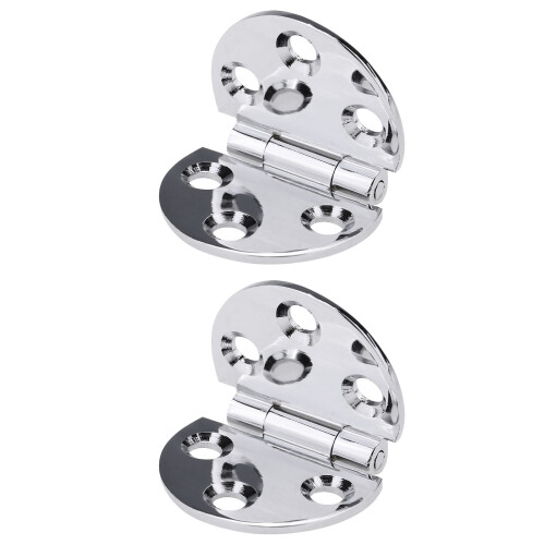2PCS Copper 180 Degree Hinges for Sewing Table Folding Design Durable Material 1