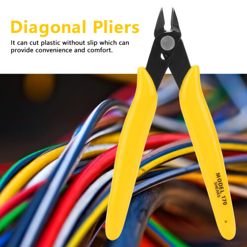 5in Electronic Diagonal Pliers Cable Cutter – Chrome Vanadium Steel 2