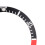 Aluminum Watch Bezel Insert Ring Black Red Replacement 37.5mm 1