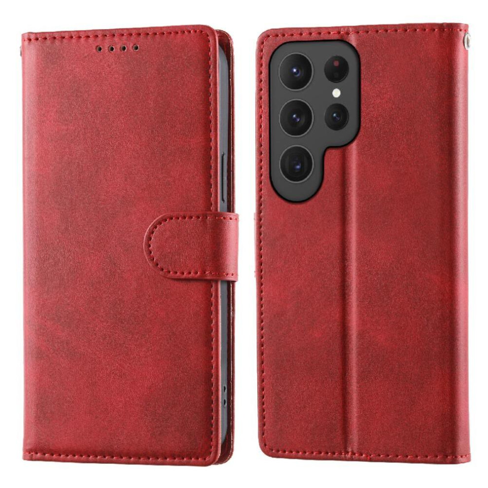 () Flip Case For Samsung Galaxy S24 Ultra Card Slots Leather Case Wallet 764563249923