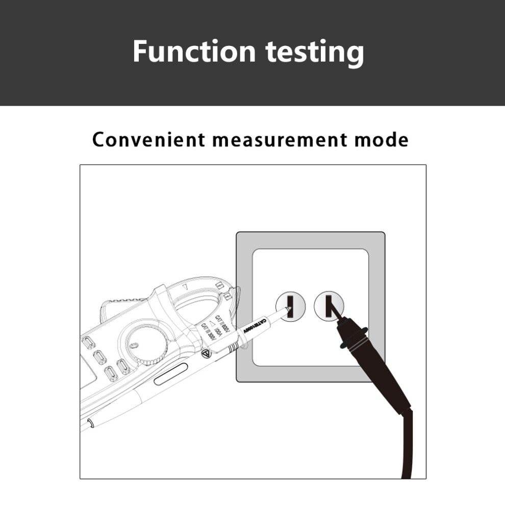 6000 Count Digital Clamp Multimeter Tester
