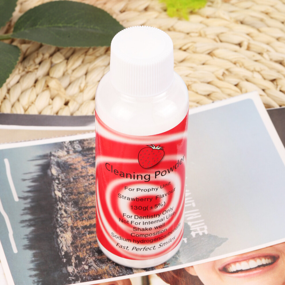 Flavours Dental Cleaning Powder Strawberry 130g Prophy Air Jet Polisher